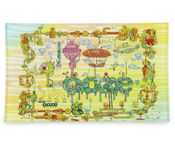 The Works Ooze Glass Rolling Tray