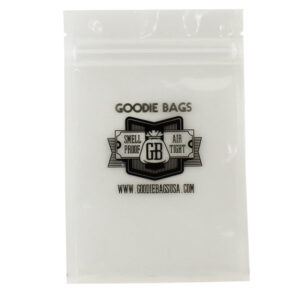 Goodie Bags Smell Proof Ziplock Medium 4” x 6” Clear 10 Bags