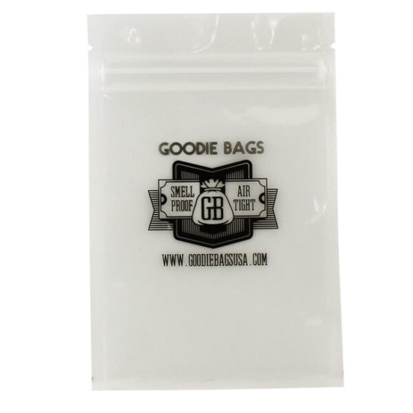 Goodie Bags Smell Proof Ziplock Medium 4” x 6” Clear 10 Bags