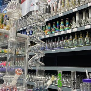 46 6 Spikes Beaker Glass Water Pipe