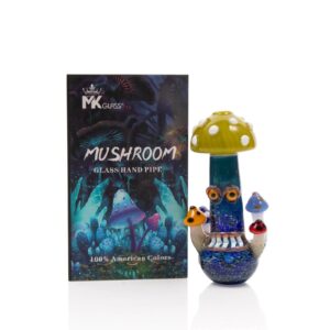 MKH14- MK100 Heady Mushroom Premium Hand Pipe