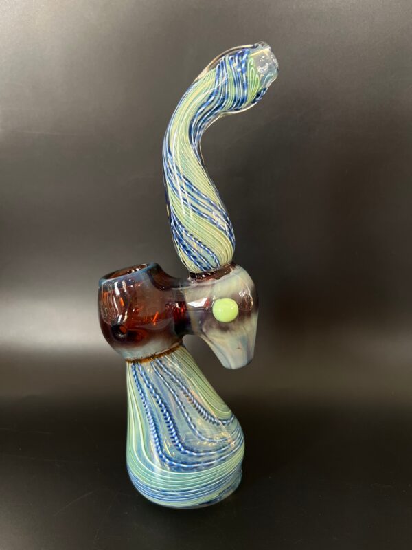 Alien Eye Cylindrical Body Water Pipe | Bubbler