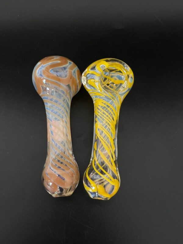 Criss Cross Stripped Pipe | Hand Pipe