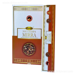 Ppure Nag Champa Mirra Premium Masala Incense Sticks 12 Box Display