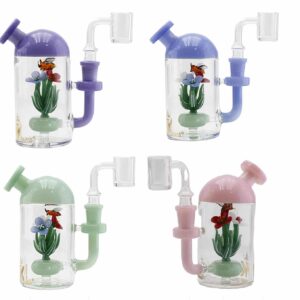 4.5 MK190 MK100 Bee Garden Dab Rig Water Pipe