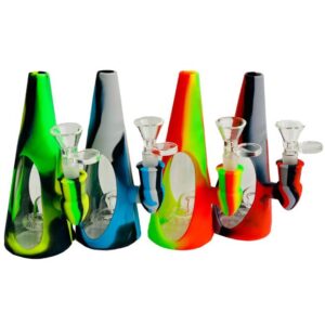 6 Silicone Cone Water Pipe