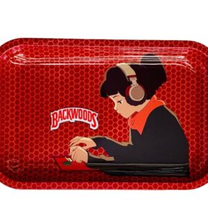 Backwoods LoFi Hip Hop Girl Rolling Tray
