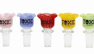 TXBL2 —  Rose Petal Bowl by MK Glass
