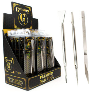 Premium Stainless Steel Dab Tool Display by Got Nail