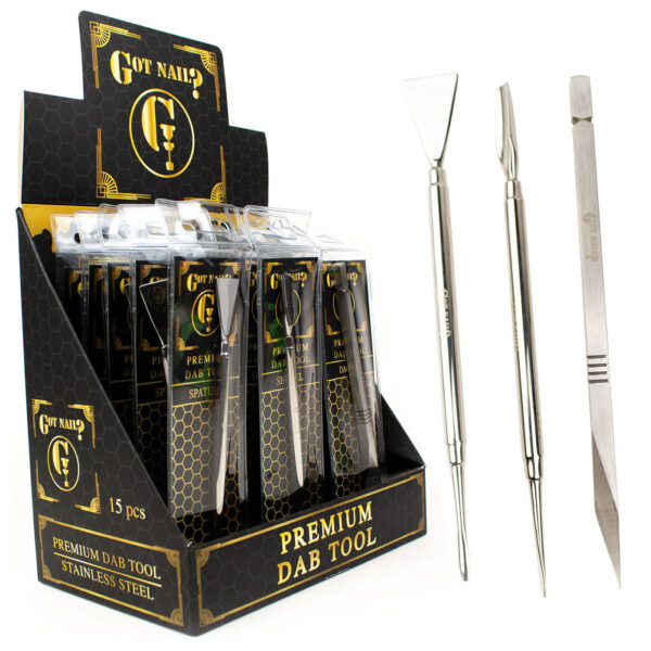 Premium Stainless Steel Dab Tool Display by Got Nail