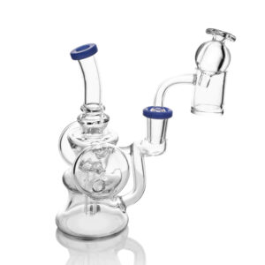 SYFY Scientific Glass Double Barrel Dab Rig 14