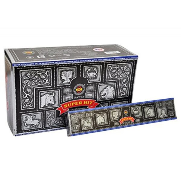 Satya Nag Champa Super Hit 15g Incense Sticks 12 Box Display