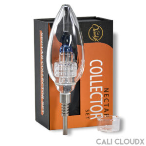 Shower Head Perc. Oval Nectar Collector w/ Screw Nail By Cali Cloudx