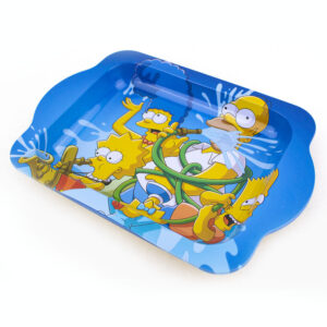 Simpsons Mini Metal Rolling Tray