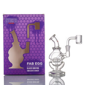 Stokes - 5.1 Fab Egg - 10mm banger - Glass Dab Rig