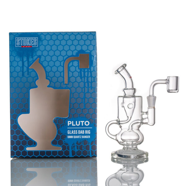 Stokes - 6.1 Pluto - 10mm banger - Glass Dab Rig