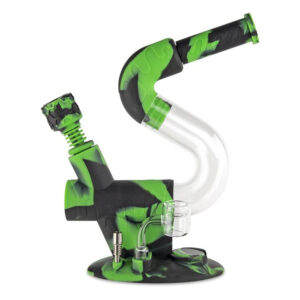 Ooze Swerve Silicone Glass Water Pipe & Nectar Collector