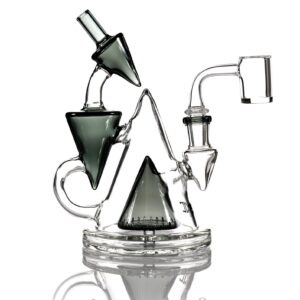 7.5 TX35 Toxic Double Cone Rig Water Pipe by MK 100 Glass