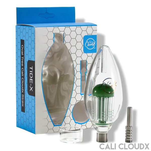Tree Perc. Oval Nectar Collector w/ Screw Nail By Cali Cloudx NC-12