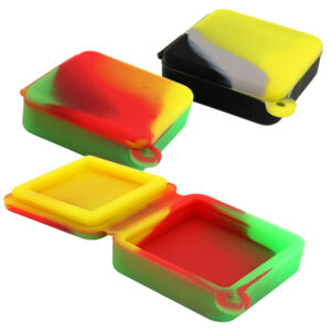 8ml Silicone Keychain Wallet Jar