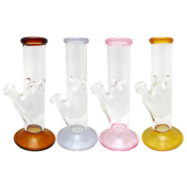 9 Straight Glass on Glass Water Pipe