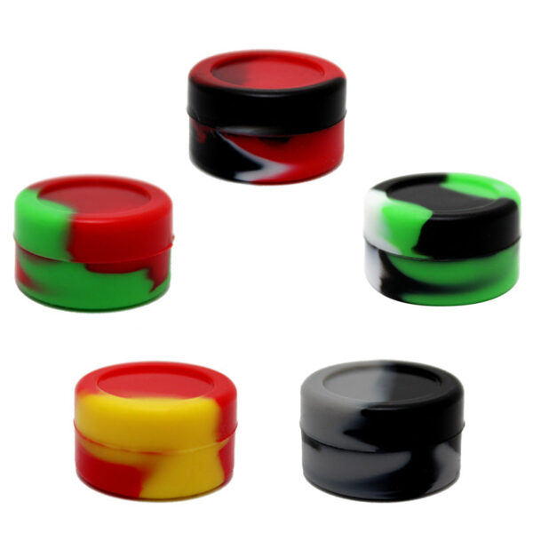 7ml Marbled Silicone Jar