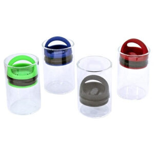 Airtight Storage System Vac Glass Jar 12/Display
