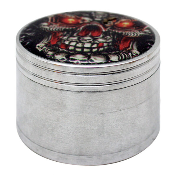 Aluminum 4 Part Assorted Sticker 57mm Grinder