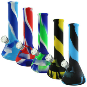 12 Beaker Silicone Water Pipe