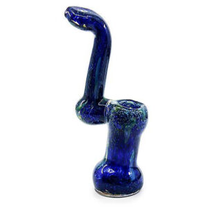 Glass Hand Pipe - Blue Lava 4