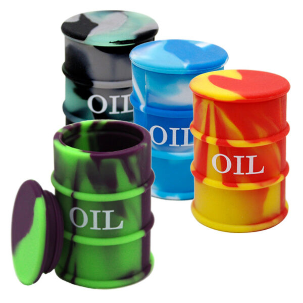 26ml Oil Barrel Silicone Jar