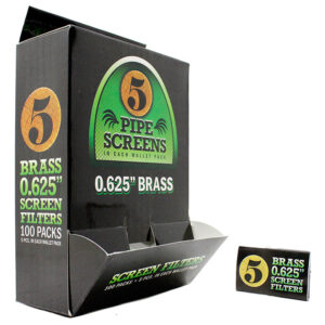 Brass 0.625 Pipe Screens