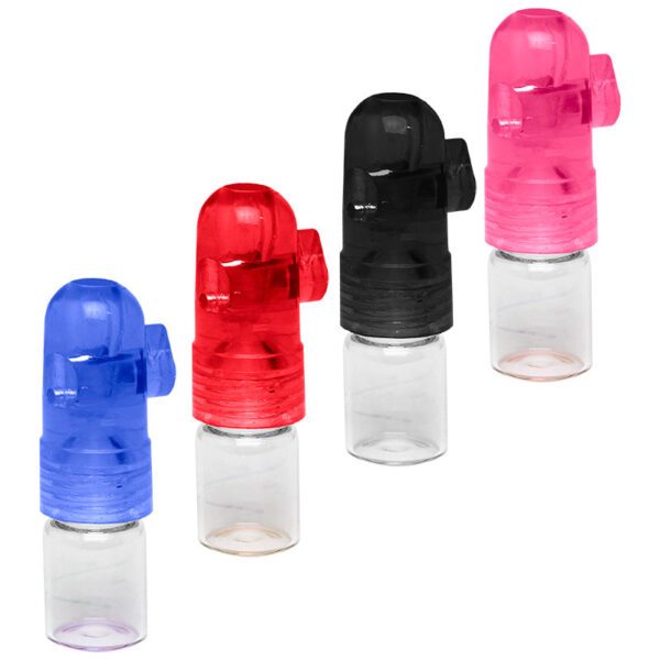 Small Glass Vial with Bullet Cap