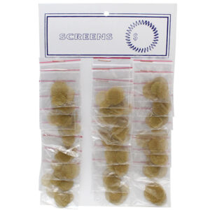 Assorted Sizes Brass Pipe Screens Card