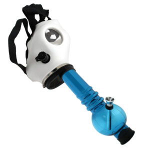 Colored Silicone Gas Mask with Acrylic Water Pipe