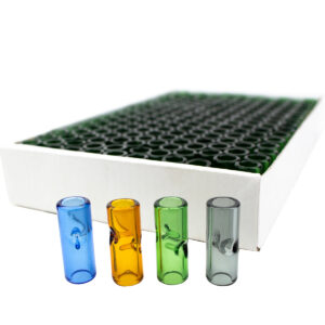 Transparent Clear Glass Tips 200/Display Box