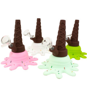 5 Melted Ice Cream Silicone Water Pipe