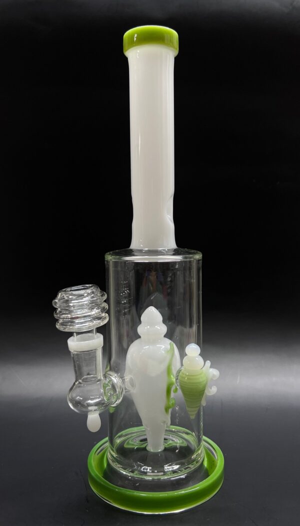 Straight Neck Spiral Bowl Hookah Water Bong