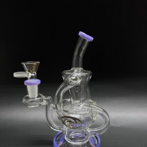 Genie Recycler Glass Water Pipe | Percolator Bong