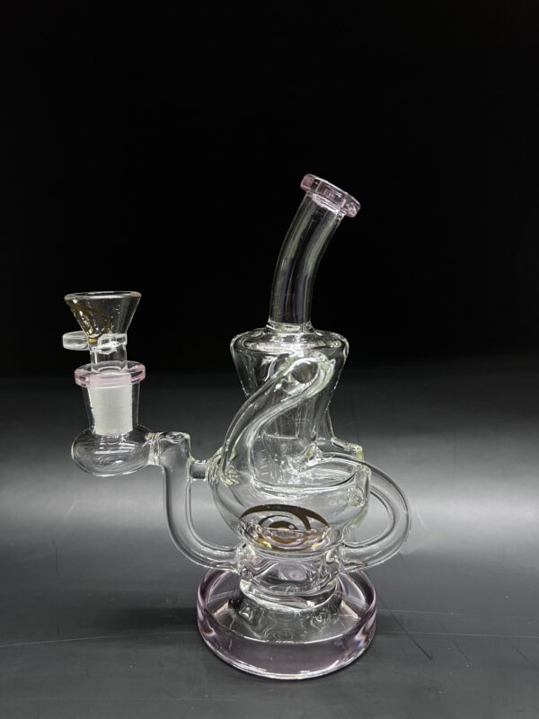 Genie Recycler Glass Water Pipe | Percolator Bong