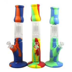 Glass Bubbler - Red Wound Bubbler 6