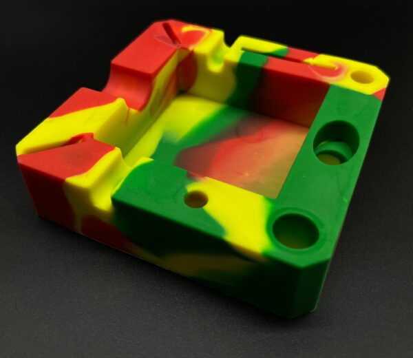 Silicone ash tray