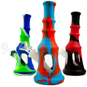 8 Mixed Color Silicone Water Pipe