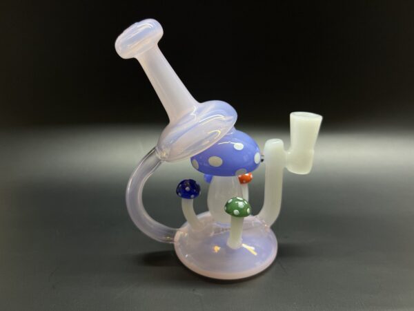 Beautiful Mushrooms Recycler Dab Rig