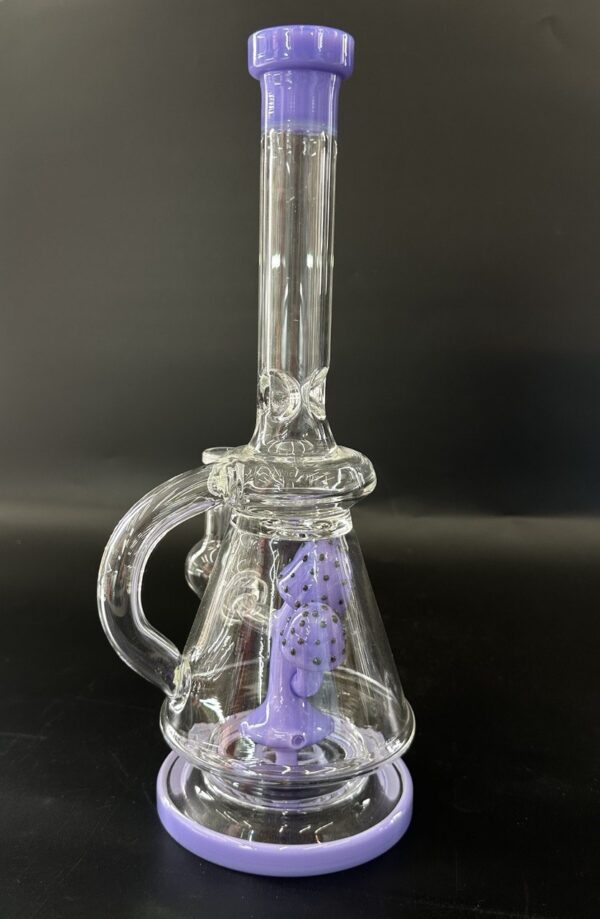 Double Mushroom Percolator Bong