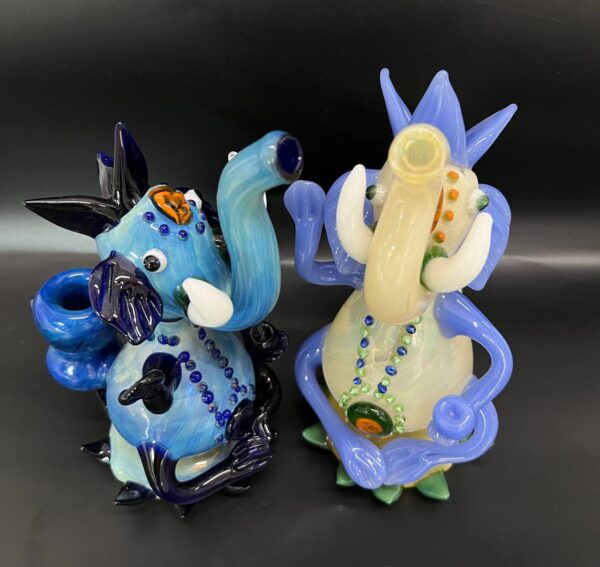 Multi-color Trunk Blow Bubbler