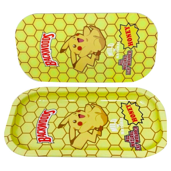 Backwoods Yellow Pikachu Magnetic Top Rolling Tray