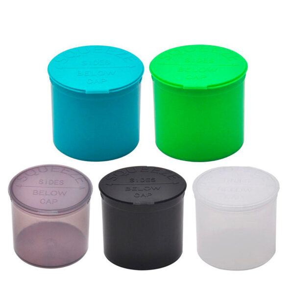 Pop Top 90 Dram Plastic Vials Case of 30