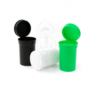 Pop Top 6 Dram Plastic Vials Case of 720