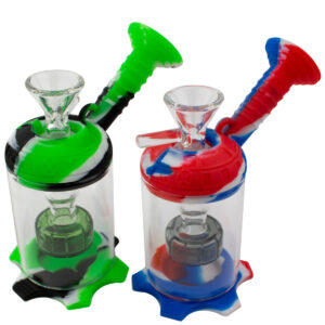 5 Robot Matrix Percolator Silicone Water Pipe